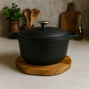 Ver imagem 2 de Descanso de Panela Protetor de Mesa em Madeira Kit com 3