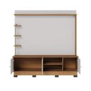 Ver imagem 5 de Estante Home Theater Paraná TV até 70 Polegadas 3 Portas - Off White Matte/Freijó Colibri Decor