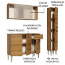Ver imagem 5 de Armário de Cozinha Compacta 137cm Rustic Emilly Force Madesa 02