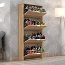 Ver imagem 1 de Sapateira 4 Portas Basculantes 24 Pares Teka Madrid Organizador de Sapatos