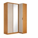 Ver imagem 6 de Módulo de Canto Porta de Correr com Espelho 3 Portas 100% Mdf Altezza Clean
