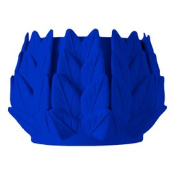 Vaso para Enfeite Decorativo em Formato de Folhas - Azul - 1