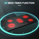 Ver imagem 5 de Gtkzw Cooktop Elétrico 36" com 5 Queimadores, 8600w e Trava Infantil (preto)