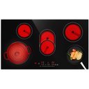 Ver imagem 1 de Gtkzw Cooktop Elétrico 36" com 5 Queimadores, 8600w e Trava Infantil (preto)