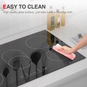 Ver mais imagens de Gtkzw Cooktop Elétrico 36" com 5 Queimadores, 8600w e Trava Infantil (preto)