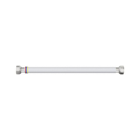 Engate Extensível 3 em 1 para Água Fria/quente e Gás Censi 1/2" 30cm Branco 7564-1
