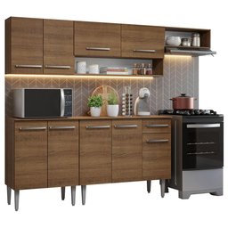Armário de Cozinha Compacta 229cm Rustic Emilly Madesa 13 - 3