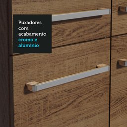 Armário de Cozinha Compacta 229cm Rustic Emilly Madesa 13 - 8