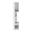 Ver imagem 2 de Mesa Cabeceira Criado Alto Roupeiro Modulado Alpes 1 Porta 1 Gaveta - Módulo Alpes - Luciane:rosa