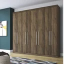 Ver imagem 1 de Guarda Roupa Casal 8 Portas 4 Gavetas Havana Master VIP Santos Andirá