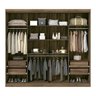 Guarda Roupa Casal 8 Portas 4 Gavetas Havana Master VIP Santos Andirá - 2