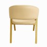 Cadeira de Jantar Antonella Corino Estilo Poltrona com Pés Dourado - 7 Decor Bege - 4