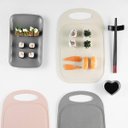 Ver imagem 3 de Kit 6 Travessas Bandejas para Servir 24x15cm Sortidas Petisco Sobremesa Sushi Lyor