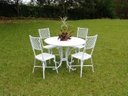 Ver imagem 1 de Conjunto de Mesa para Jardim Bambu com Mesa de 1,10 M em Alumínio Fundido Unifer Móveis