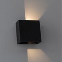 Ver imagem 2 de Arandela Quadrada Dron C/2 Fachos Ip65 4w 3000k 260lm Preto-nordecor