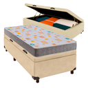 Ver imagem 1 de Cama Box Bau Perola Solteiro + Colchão D20 D20 Inducol