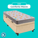 Ver imagem 4 de Cama Box Bau Perola Solteiro + Colchão D20 D20 Inducol