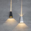 Ver imagem 2 de Arandela de Parede Led Mid Retangular Facho Duplo Aberto e Fechado Externo 3000k 10w Bivolt 17,5x10,