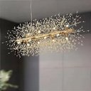 Ver imagem 3 de Lustre Cristal Elegance Dourado 92cm