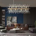 Ver imagem 4 de Lustre Cristal Elegance Dourado 92cm