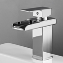 Ver imagem 4 de Torneira Cascata Aberta Bica Baixa Misturador Monocomando para Banheiro