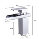 Ver imagem 6 de Torneira Cascata Aberta Bica Baixa Misturador Monocomando para Banheiro