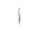 Ver imagem 1 de Lustre Pendente Skylight Pencil 4097 54cm Led Bivolt Dourado e Transparente
