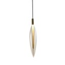 Ver imagem 2 de Lustre Pendente Skylight Pencil 4097 54cm Led Bivolt Dourado e Transparente