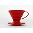 Ver imagem 1 de Suporte Coador Hario Cerâmica Vermelho V60-01 - 1-2 Xíc