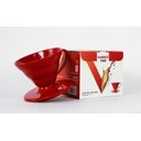 Ver imagem 3 de Suporte Coador Hario Cerâmica Vermelho V60-01 - 1-2 Xíc