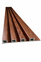 Ver imagem 1 de Painéis Ripados WPC 23mm Tabaco 290x16cm - Revestimento Decorativo Parede Sala Quarto Cozinha