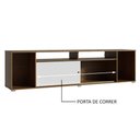 Ver imagem 5 de Rack para TV até 65 Polegadas Madesa Cancun Rustic/Branco Cor:Rustic/Branco