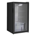 Ver imagem 2 de Frigobar Expositor Vertical Hq Vidro Duplo 95 Litros Preto Hq-95fbpv 220v