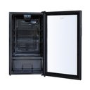 Ver imagem 4 de Frigobar Expositor Vertical Hq Vidro Duplo 95 Litros Preto Hq-95fbpv 220v