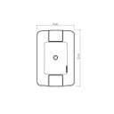 Ver imagem 2 de Placa Cega Furo 4x2 Chuveiro Espelho Tampa Aria Tramontina