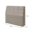 Ver imagem 4 de cabeceira box diamante 140cm com bau detalhe estofado:Turquesa