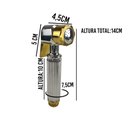 Ver imagem 2 de Ducha Higienica Luxo Chuveirinho Suporte Metal Cromo Banho Banheiro Compre Desejos BSL3405