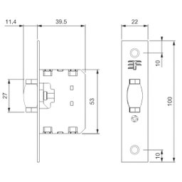 Fecho Rolete - Cromada 3f - 3