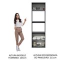 Ver mais imagens de Torre Quente 60 Cm 2 Portas 2 Nichos Suspensa Cinza