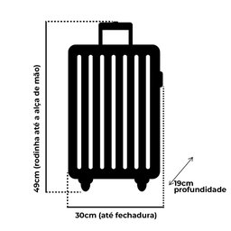 Kit mala de viagem PP e P Dizy Champagne Swiss Move - 6