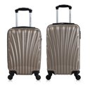 Ver imagem 2 de Kit mala de viagem PP e P Dizy Champagne Swiss Move