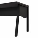 Ver imagem 7 de Estação Trabalho Plataforma Individual com Caixa de Tomadas Pés Cavalete 135cm Industrial Executive Preto