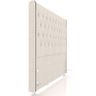 Cabeceira Cama Box Casal 140cm Estofada Frizza P05 Linho Creme - Lyam Decor - 7