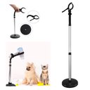 Ver imagem 1 de Suporte Secador Pet Shop Gato Cachorro Animal Bancada Chao Flexivel Giratorio Salao