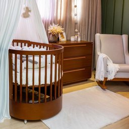 Quarto Bebê Completo Com Berço e Cômoda Coleção Wave Divicar - 8