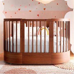 Quarto Bebê Completo Com Berço e Cômoda Coleção Wave Divicar - 4