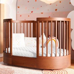 Quarto Bebê Completo Com Berço e Cômoda Coleção Wave Divicar - 5