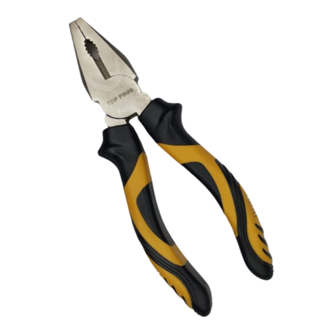 Alicate Universal Niquelado 6" 160mm Aço Carbono Ferramenta Profissional Multiuso Cabo Emborrachado