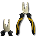 Ver mais imagens de Alicate Universal Niquelado 6" 160mm Aço Carbono Ferramenta Profissional Multiuso Cabo Emborrachado