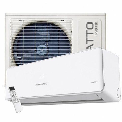 Ar Condicionado Split Agratto Hi Wall Kyn Top Inverter 30.000 Btu/H Frio Monofásico Branco KNICS30F